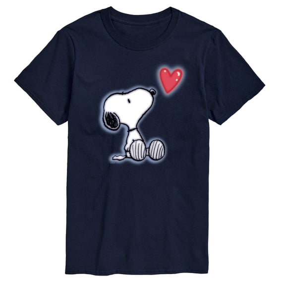 Peanuts - Snoopy Heart - Men's Short Sleeve Graphic T-Shirt