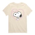 thumbnail image 1 of Peanuts - Snoopy Heart Boys' Short Sleeve Graphic T-Shirt, 1 of 5