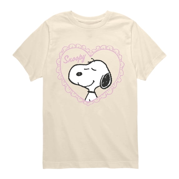 Peanuts - Snoopy Heart Boys' Short Sleeve Graphic T-Shirt