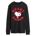 thumbnail image 1 of Peanuts - Snoopy Heart Throb - Men's Long Sleeve Graphic T-Shirt, 1 of 5
