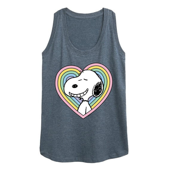 Peanuts - Snoopy Heart - Women's Racerback Tank Top