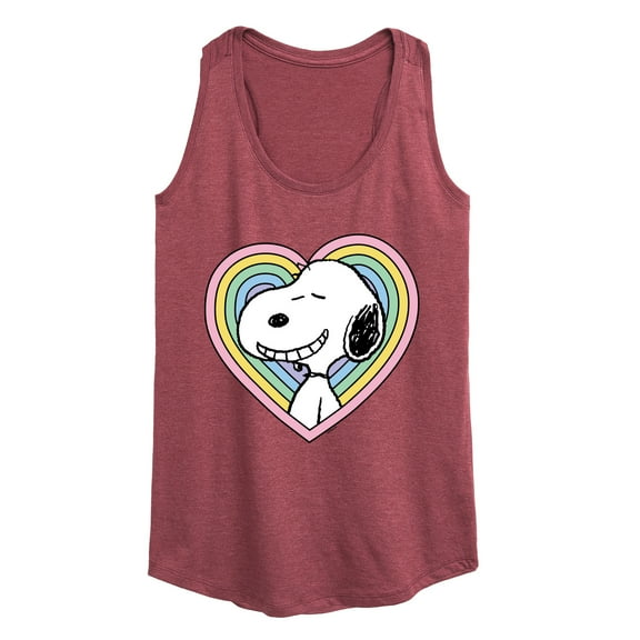 Peanuts - Snoopy Heart - Women's Racerback Tank Top