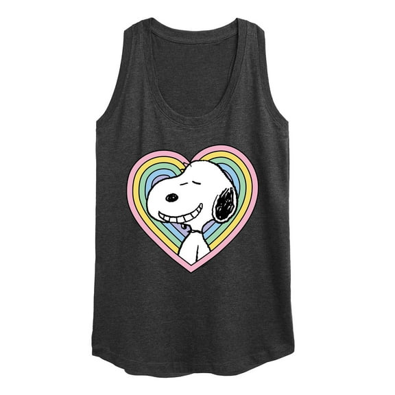 Peanuts - Snoopy Heart - Women's Racerback Tank Top