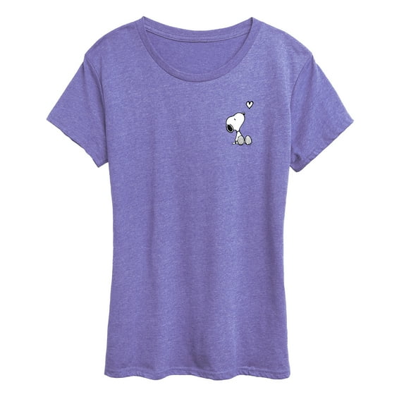 Peanuts - Snoopy Heart - Women's Short Sleeve Graphic T-Shirt