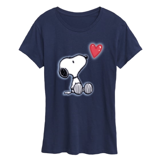 Peanuts - Snoopy Heart - Women's Short Sleeve Graphic T-Shirt