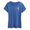 thumbnail image 1 of Peanuts - Snoopy Heart - Women's Short Sleeve Graphic T-Shirt, 1 of 5
