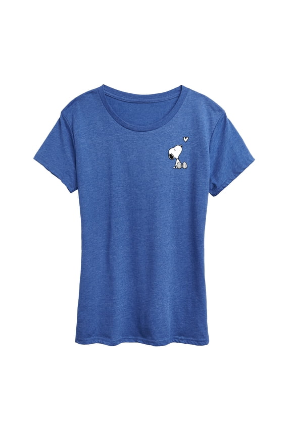 - Snoopy Heart - Women's Short Sleeve Graphic T-Shirt