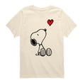 thumbnail image 1 of Peanuts - Snoopy Heart - Youth Boys Short Sleeve Graphic T-Shirt, 1 of 4
