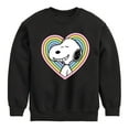 thumbnail image 1 of Peanuts - Snoopy Heart - Youth Crewneck Sweatshirt, 1 of 6