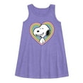 thumbnail image 1 of Peanuts - Snoopy Heart - Youth Girls A-line Dress, 1 of 5