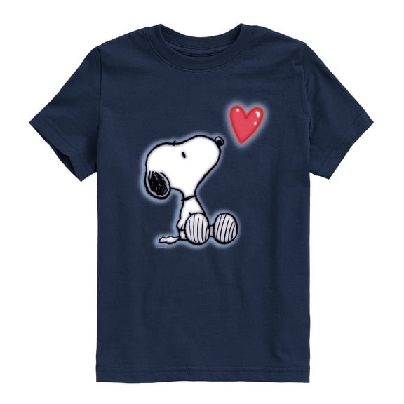 Peanuts - Snoopy Heart - Youth Short Sleeve Graphic T-Shirt