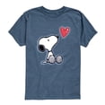 thumbnail image 1 of Peanuts - Snoopy Heart - Youth Short Sleeve Graphic T-Shirt, 1 of 5