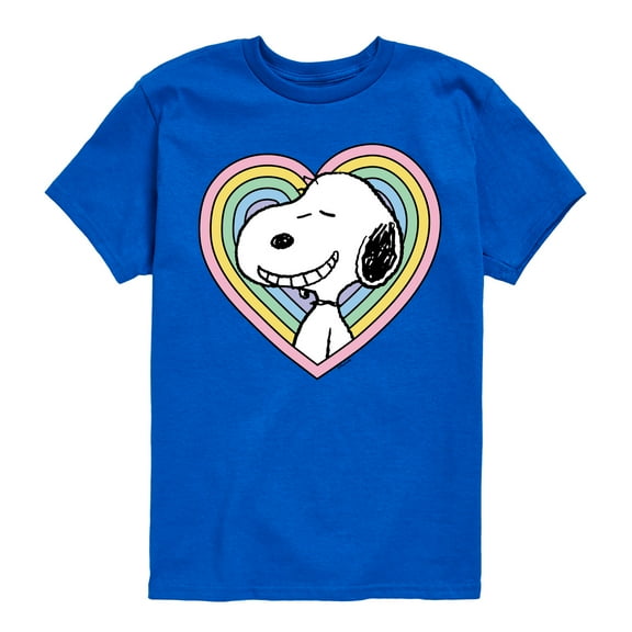 Peanuts - Snoopy Heart - Youth Short Sleeve Tee