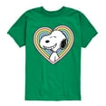 thumbnail image 1 of Peanuts - Snoopy Heart - Youth Short Sleeve Tee, 1 of 6