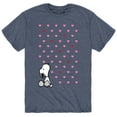 thumbnail image 1 of Peanuts - Snoopy Hearts - Men's Short Sleeve Graphic T-Shirt, 1 of 5