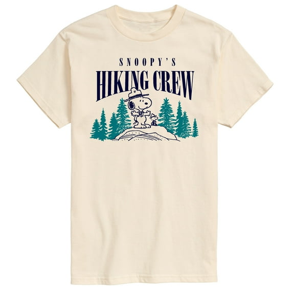Peanuts - Snoopy Hiking Crew - Men's Short Sleeve Graphic T-Shirt