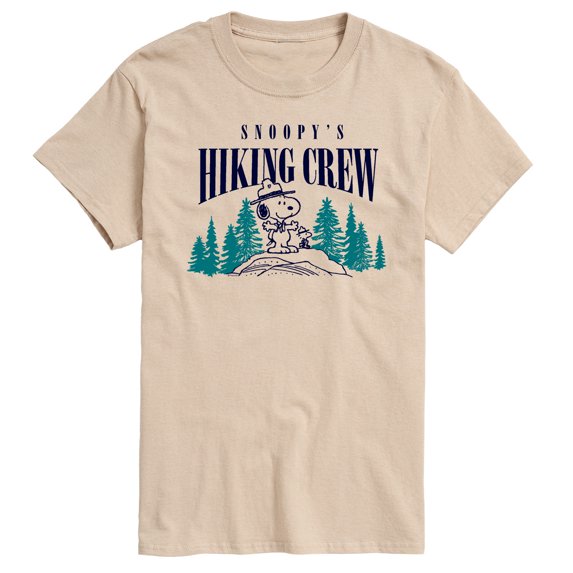 Peanuts - Snoopy Hiking Crew - Men's Short Sleeve Graphic T-Shirt