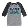 thumbnail image 1 of Peanuts - Snoopy Hiking Crew - Toddler & Youth Raglan Graphic T-Shirt, 1 of 6
