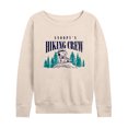 thumbnail image 1 of Peanuts - Snoopy Hiking Crew - Women's Lightweight French Terry Long Sleeve Shirt, 1 of 6