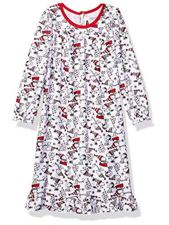 Snoopy Holiday Granny Nightgown Pajama, Small