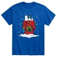 thumbnail image 1 of Peanuts - Snoopy Holiday House - Men's Short Sleeve Graphic T-Shirt, 1 of 6