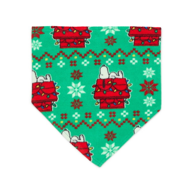 Peanuts Snoopy Home for the Holidays Sets, Pet Bandana