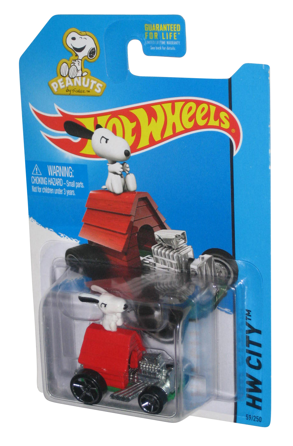 Peanuts Snoopy Hot Wheels HW City (2013) Mattel Toy Car 59/250