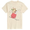 thumbnail image 1 of Peanuts - Snoopy House Sled - Men's Short Sleeve Graphic T-Shirt, 1 of 5