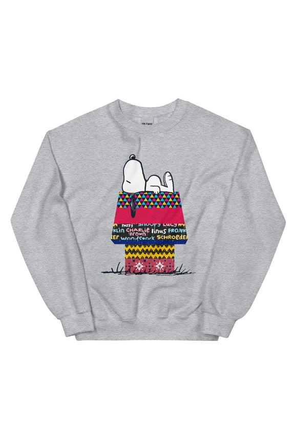 Peanuts Snoopy House Unisex Crewneck Sweatshirt