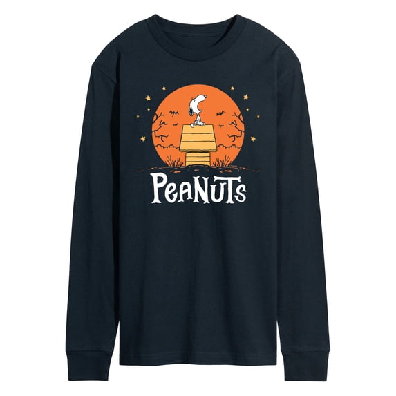 Peanuts - Snoopy Howling - Men's Long Sleeve Graphic T-Shirt
