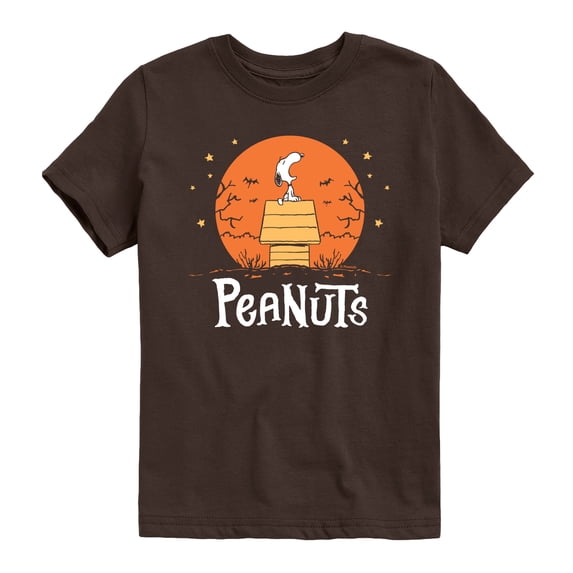 Peanuts - Snoopy Howling Boys' Short Sleeve Graphic T-Shirt