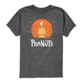 thumbnail image 1 of Peanuts - Snoopy Howling Boys' Short Sleeve Graphic T-Shirt, 1 of 5