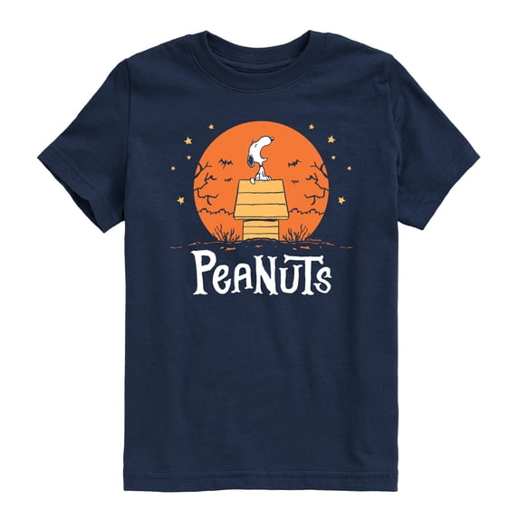 Peanuts - Snoopy Howling Boys' Short Sleeve Graphic T-Shirt