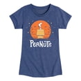 thumbnail image 1 of Peanuts - Snoopy Howling - Youth Girls Fitted Short Sleeve T-Shirt, 1 of 5