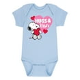 thumbnail image 1 of Peanuts - Snoopy Hugs And Kisses - Infant Baby One Piece Onesie, 1 of 4