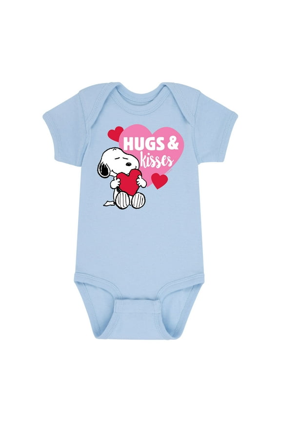 - Snoopy Hugs And Kisses - Infant Baby One Piece Onesie