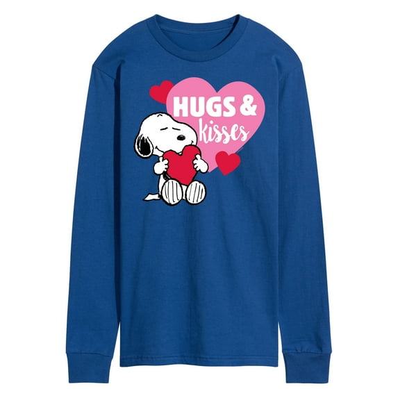 Peanuts - Snoopy Hugs And Kisses - Men's Long Sleeve T-Shirt
