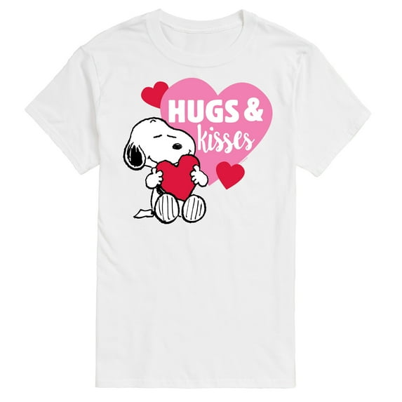 Peanuts - Snoopy Hugs And Kisses - Men's Short Sleeve Graphic T-Shirt