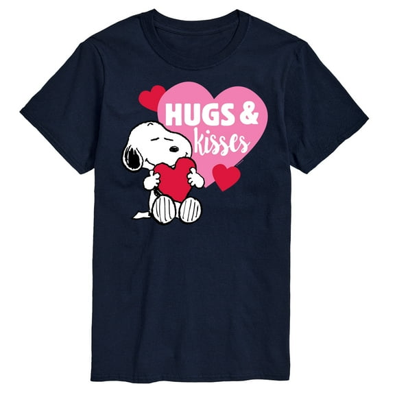 Peanuts - Snoopy Hugs And Kisses - Men's Short Sleeve Graphic T-Shirt