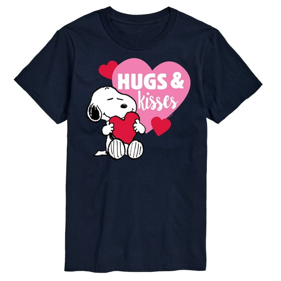 Peanuts - Snoopy Hugs And Kisses - Men's Short Sleeve Graphic T-Shirt