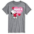 thumbnail image 1 of Peanuts - Snoopy Hugs And Kisses - Men's Short Sleeve Graphic T-Shirt, 1 of 6