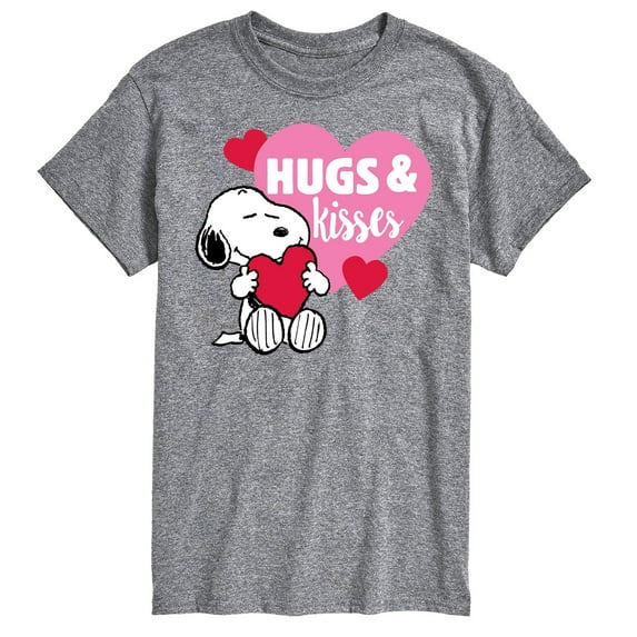 Peanuts - Snoopy Hugs And Kisses - Men's Short Sleeve Graphic T-Shirt