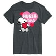 thumbnail image 1 of Peanuts - Snoopy Hugs And Kisses - Men's Short Sleeve Graphic T-Shirt, 1 of 6