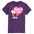 thumbnail image 1 of Peanuts - Snoopy Hugs And Kisses - Men's Short Sleeve Graphic T-Shirt, 1 of 5