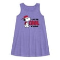 thumbnail image 1 of Peanuts - Snoopy - I Put the Cool in School - Toddler & Youth Girls A-line Dress, 1 of 5