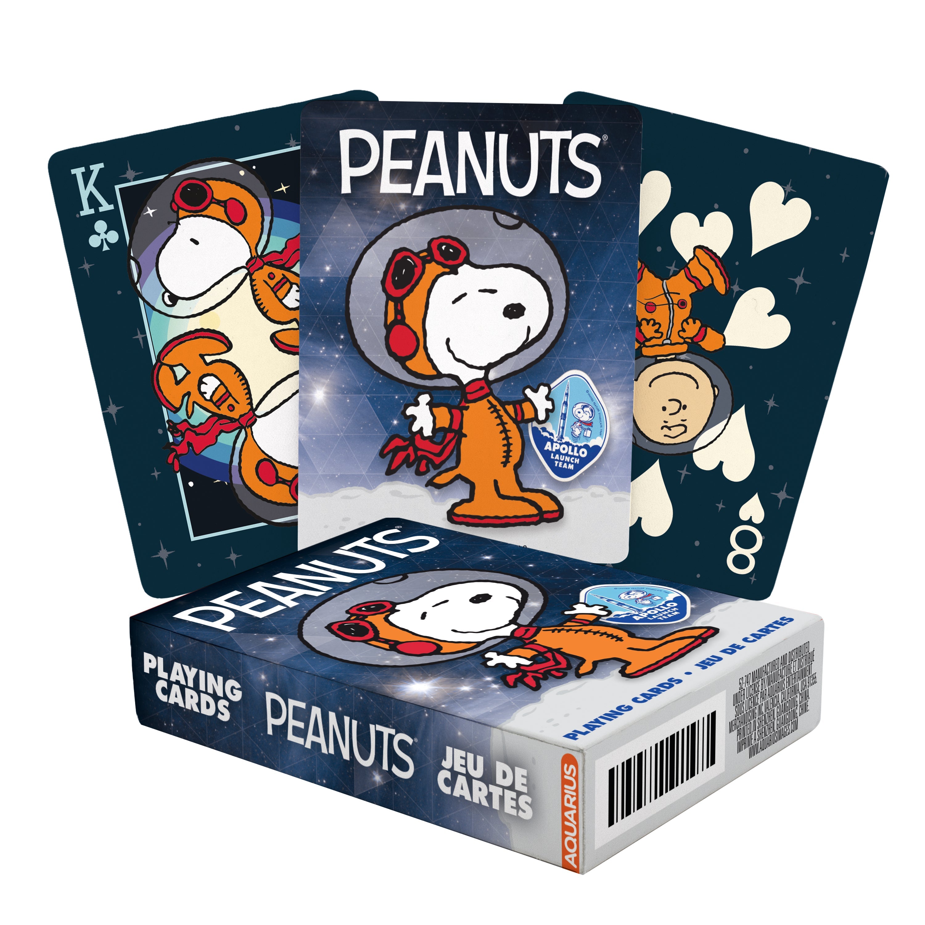Peanuts Snoopy In Space Playing Cards