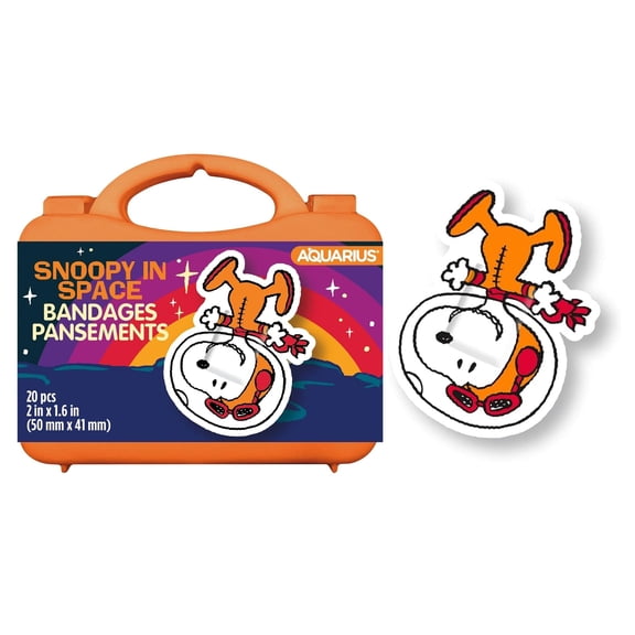 Peanuts Snoopy In Space Shaped Adhesive Bandages | 20 Count