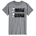 thumbnail image 1 of Peanuts - Snoopy Inhale Exhale - Men's Short Sleeve Graphic T-Shirt, 1 of 6