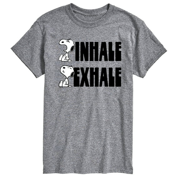 Peanuts - Snoopy Inhale Exhale - Men's Short Sleeve Graphic T-Shirt
