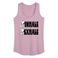 thumbnail image 1 of Peanuts - Snoopy Inhale Exhale - Women's Racerback Tank Top, 1 of 6